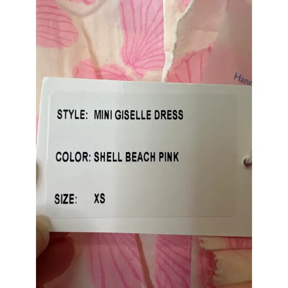Mer St. Barth NWT Shell Beach Pink Giselle Mini Dress Size XS - Picture 10 of 13